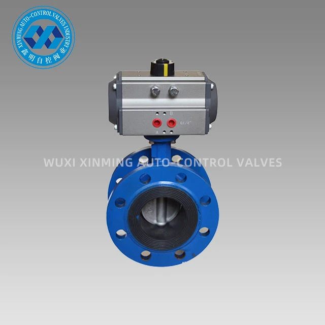 Válvula de esfera de alto desempenho pneumática