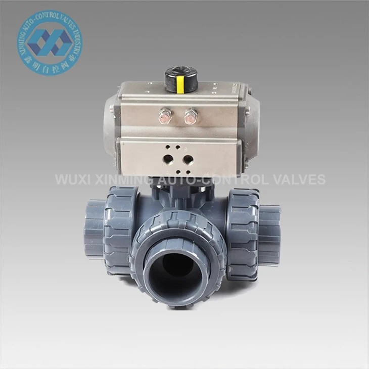 Válvulas de esfera com atuador pneumático de controle automático para sistemas de irrigação