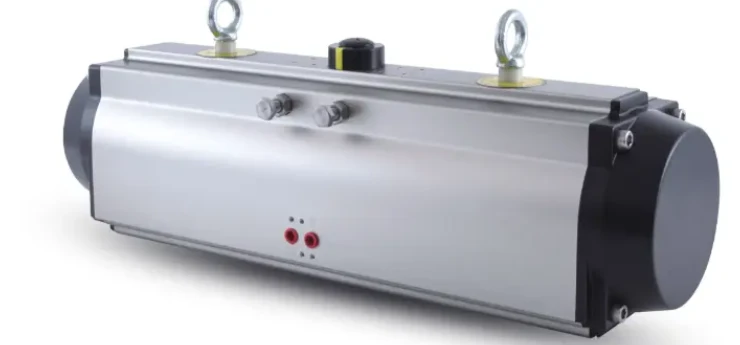 Atuador rotativo pneumático de 180 graus