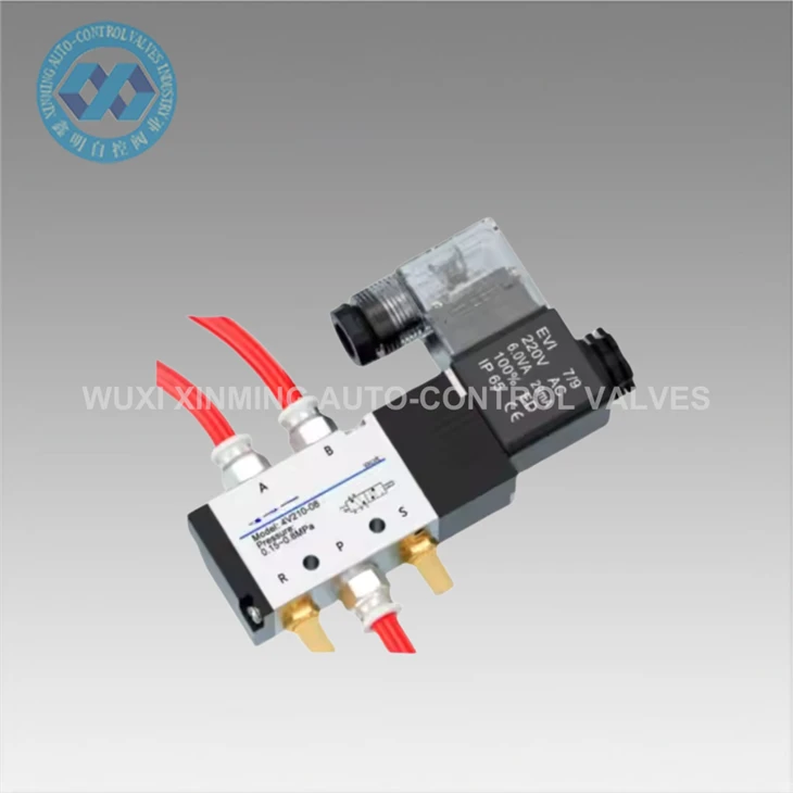 Válvula solenóide pneumática de liga de alumínio 52 AC220V 110V