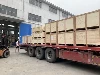 Remessa pneumática de válvula borboleta enviada para a Coreia do Sul