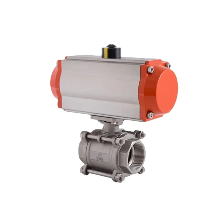NPT Thread Pneumatic Atualmente válvula de esfera|Certificado CE/ATEX