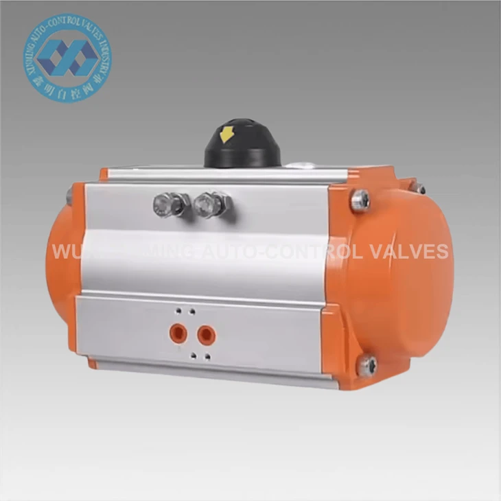 Atuador de AVC Pneumático Angular para controle de movimento rotativo preciso