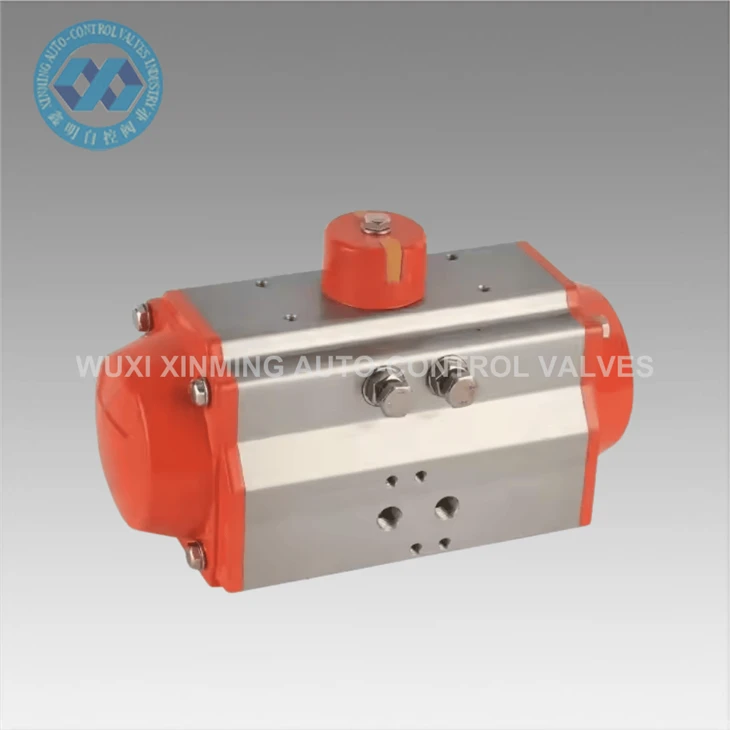 Atuador rotativo pneumático: 0 ~ Controle de precisão de 90 graus