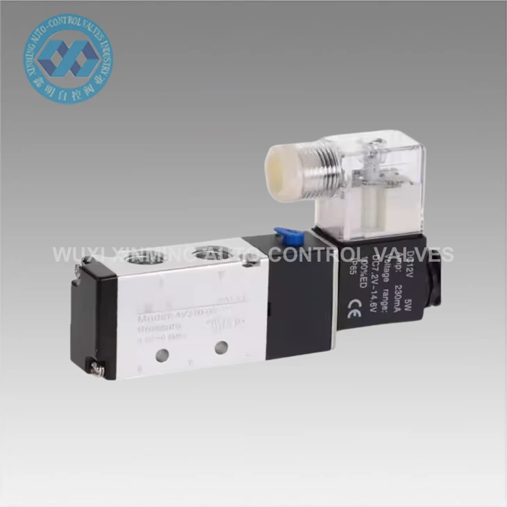 Válvula solenóide pneumática 5 vias 2- Posição AIR AIR 12V 24V 220V