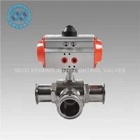 Válvula de esfera pneumática de alta qualidade