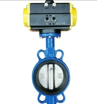 Nova válvula de borboleta de aço inoxidável pneumático de chegada