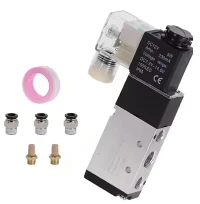 Válvula solenóide pneumática 5 vias 2- Posição AIR AIR 12V 24V
