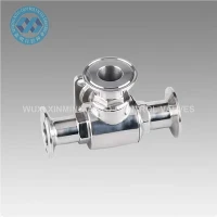 Tee High Plataforma Aço inoxidável TL Válvula de esfera pneumática do tipo TL